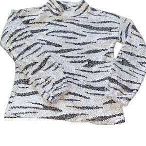 Maurice’s Zebra Pattern Sweater XSmall